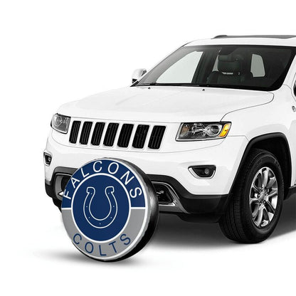 Indianapolis Colts Printed tire protection cover car spare tire dust protection covers