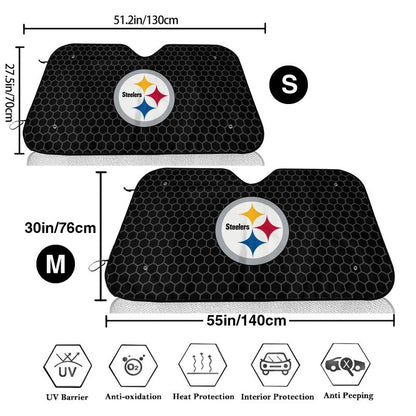 Pittsburgh Steelers Printed is suitable front Car windshield sunshades Car windshield sunshades