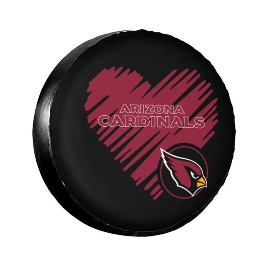 Arizona Cardinals Printed car spare tire dust protection cover tire protection cover