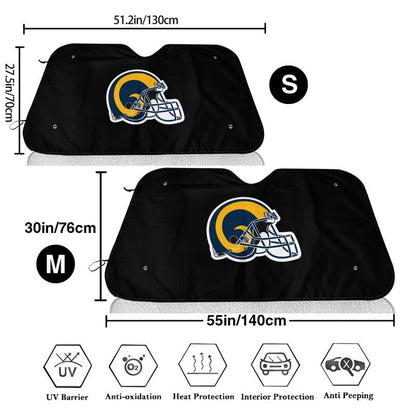 Los Angeles Rams 4 Print is suitable for front Car windshield sunshades Car windshield sunshades