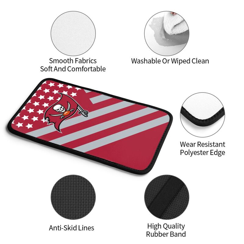 Tampa Bay Buccaneers3 Printed car armrest box pad elbow protection pad