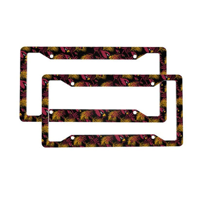 Arizona Cardinals Print Car license plate frame four hole license plate holder (one pair)