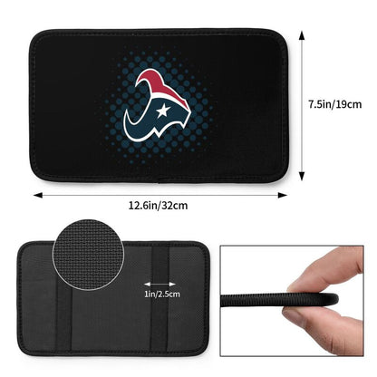 Houston Texans Printed car armrest box cushion armrest protective cover
