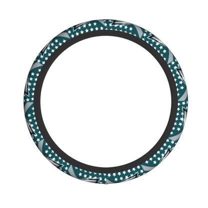 Philadelphia Eagles Printed elastic steering wheel cover car steering wheel protective cover