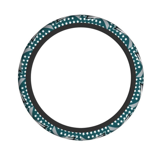 Philadelphia Eagles Printed elastic steering wheel cover car steering wheel protective cover