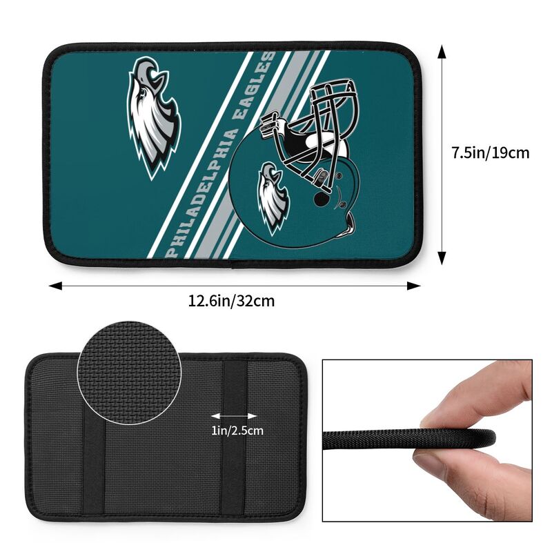 Philadelphia Eagles Print armrest protective cover car armrest box cushion