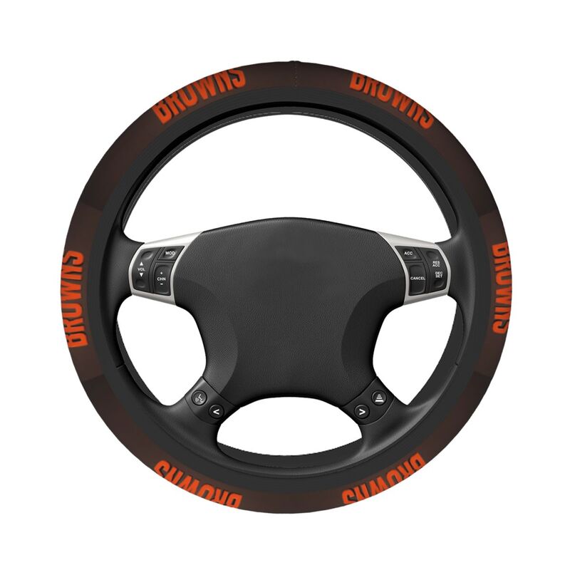 Cleveland Browns 2 Printed breathable elastic steering wheel cover