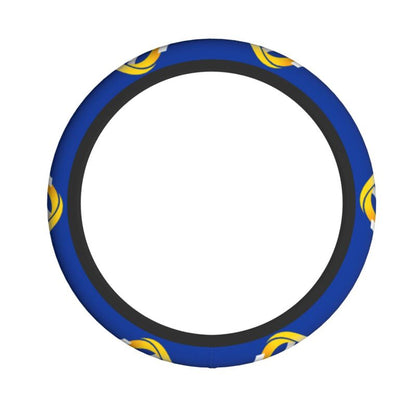 Los Angeles Rams 1 Printed breathable elastic steering wheel cover anti slip cover