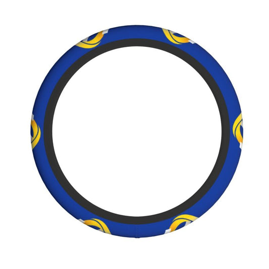 Los Angeles Rams 1 Printed breathable elastic steering wheel cover anti slip cover