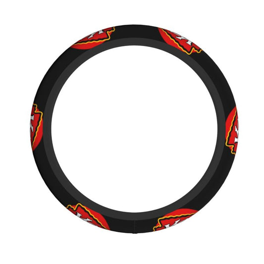 Kansas City Chiefs 1 Printed elastic steering wheel cover anti slip breathable