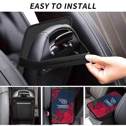 Tennessee Titans Car armrest box protective cover car center console armrest pad