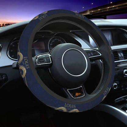 Los Angeles Rams Printed breathable elastic steering wheel protective cover