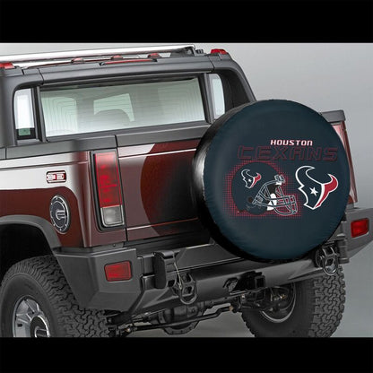 Houston Texans Print car tire protection cover car spare tire dust protection covers