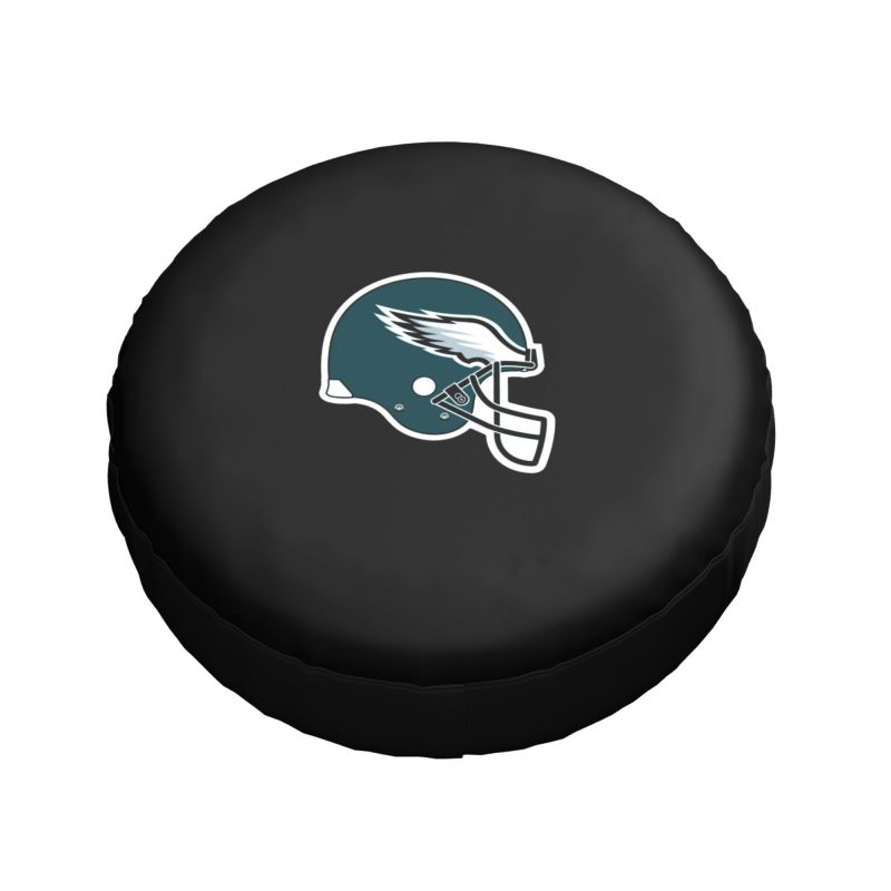 Philadelphia Eagles 2 Car tire protective cover waterproof and dustproof tire cover