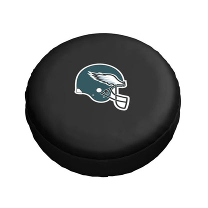 Philadelphia Eagles 2 Car tire protective cover waterproof and dustproof tire cover