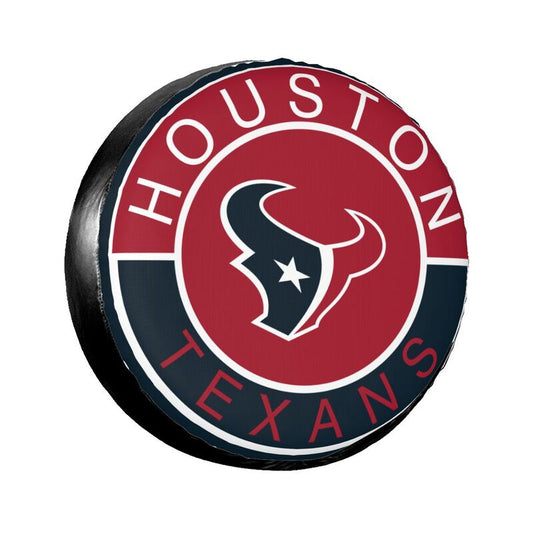 Houston Texans Printed tire protection cover car spare tire dust protection covers