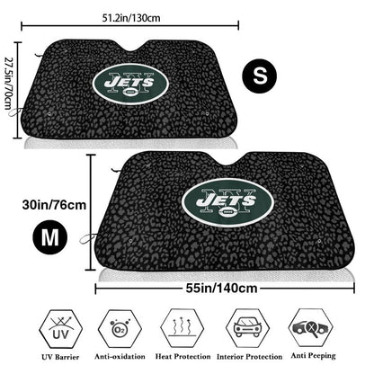 New York Jets Printed Car windshield sunshades is suitable front Car windshield sunshades