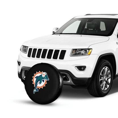 Miami Dolphins Printing tire protection cover car sun protection tire protection covers