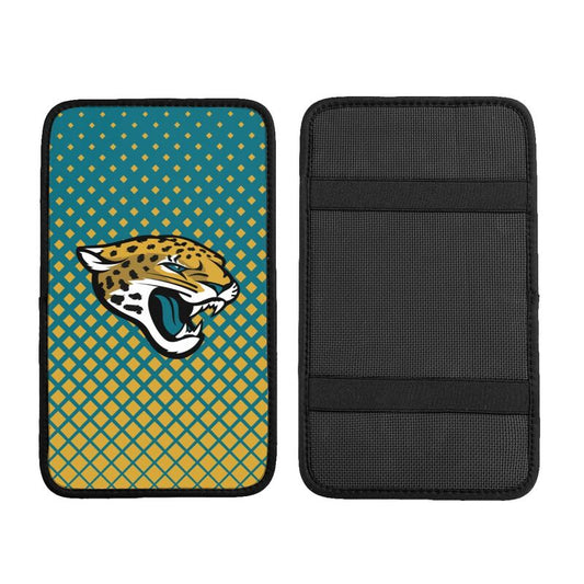 Jacksonville Jaguars Car handrail box cushion Personalized printed car armrest cover