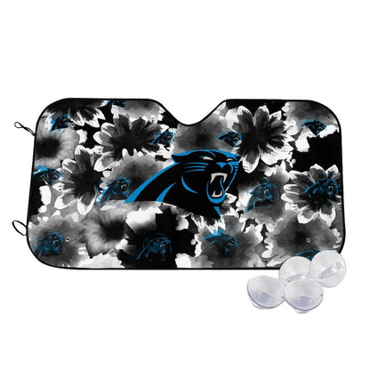 Carolina Panthers Printed multi size car front windshield sunshade car windshield sunshade