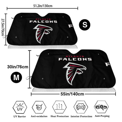 Atlanta Falcons Print Car windshield sunshades suitable for front Car windshield sunshades