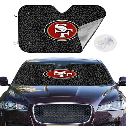 San Francisco 49ers Printed Car windshield sunshades is suitable front Car windshield sunshades