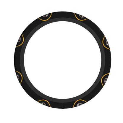 Pittsburgh Steelers 2 Printed elastic steering wheel cover car steering wheel protective cover