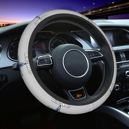 Dallas Cowboys 12 Printed breathable anti slip cover elastic steering wheel cover