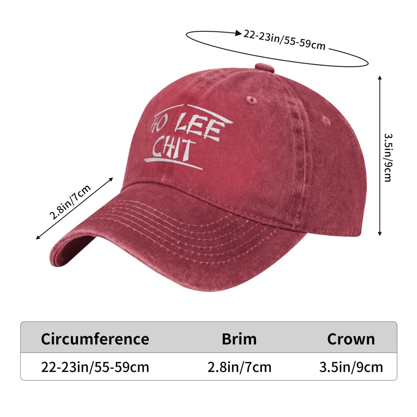 Ho Lee Chit Printed unisex baseball cap adjustable cap outdoor sun hats trucker hat