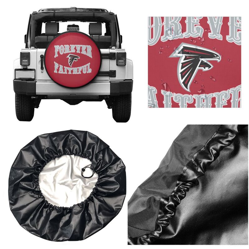 Atlanta Falcons Printing car spare tire dust protection cover tire protection cover