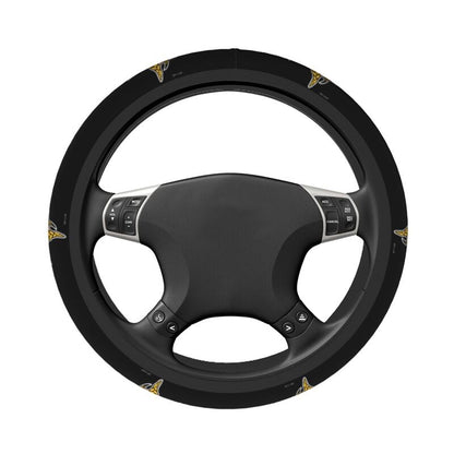 Minnesota Vikings 1 Printed breathable elastic steering wheel protective cover
