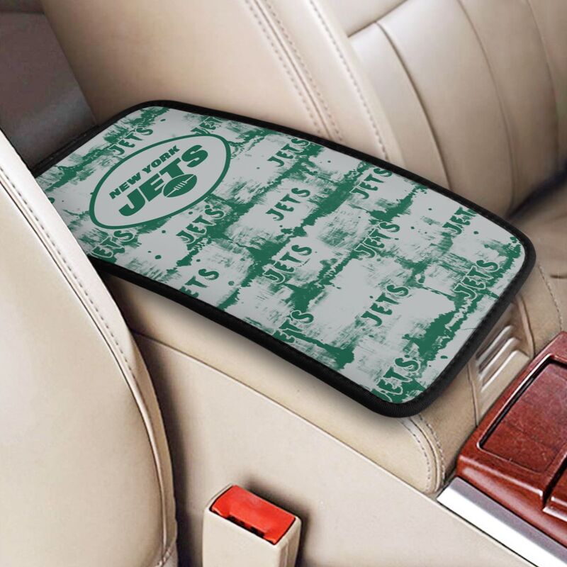 New York Jets print Car armrest box protective cover car center console armrest pad