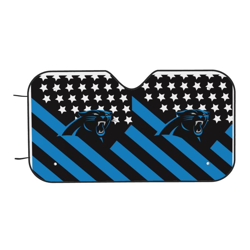 Carolina Panthers 3 Print Car windshield sunshades suitable for front Car windshield sunshades