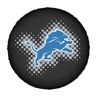 Detroit Lions Printing tire protection cover car sun protection tire protection cover