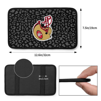 San Francisco 49ers printed Car handrail box cushion Personalized car armrest cover