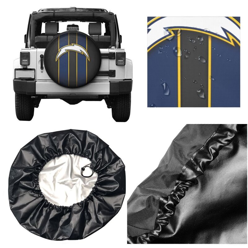 San Diego Chargers Print tire protection covers car sunscreen tire protection covers