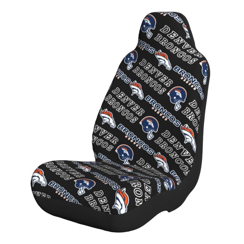 Denver Broncos Printed seat dust protection cover car seat protective cover