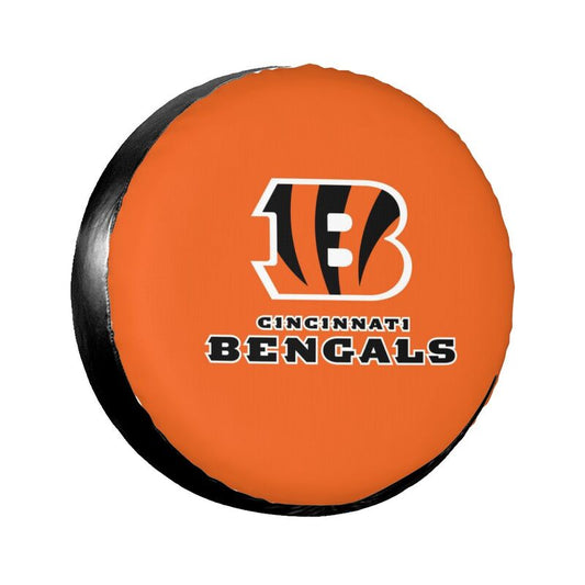 Cincinnati Bengals 4 car dustproof sunscreen tyre protective cover Tyre protective cover