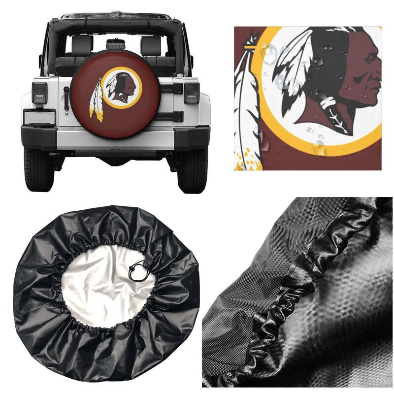 Washington Redskins 6 Printing tire protection cover car sun protection tire protection covers