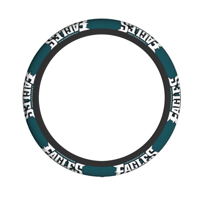 Philadelphia Eagles 4 Printed breathable elastic steering wheel anti slip cover