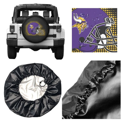 Minnesota Vikings Printing tire protection covers car sun protection tire protection cover