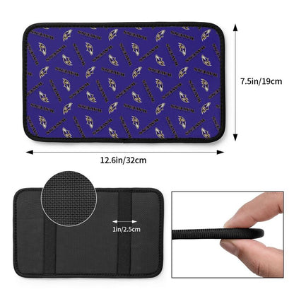 Baltimore Ravens  Printed armrest protective cover car armrest box cushion