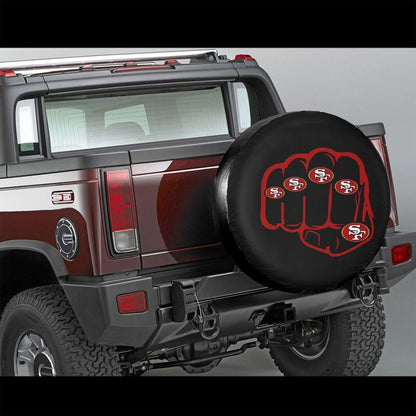 San Francisco 49ers Print tire protection cover car spare tire dust protection covers
