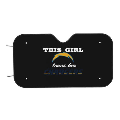 San Diego Chargers Printing multi size car front windshield sunshade car windshield sunshade