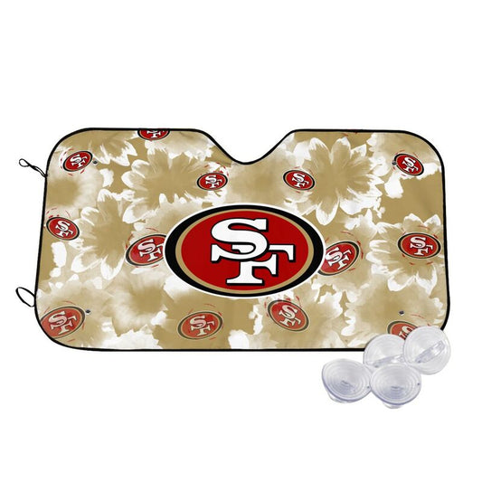 San Francisco 49ers Printed multi size car front windshield sunshade car windshield sunshade