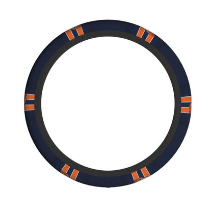 Denver Broncos Printed elastic steering wheel cover car steering wheel protective cover