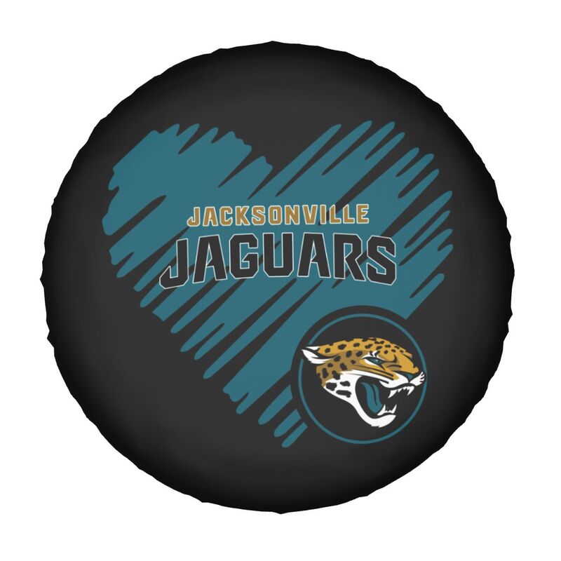 Jacksonville Jaguars Printed car spare tire dust protection cover tire protection cover