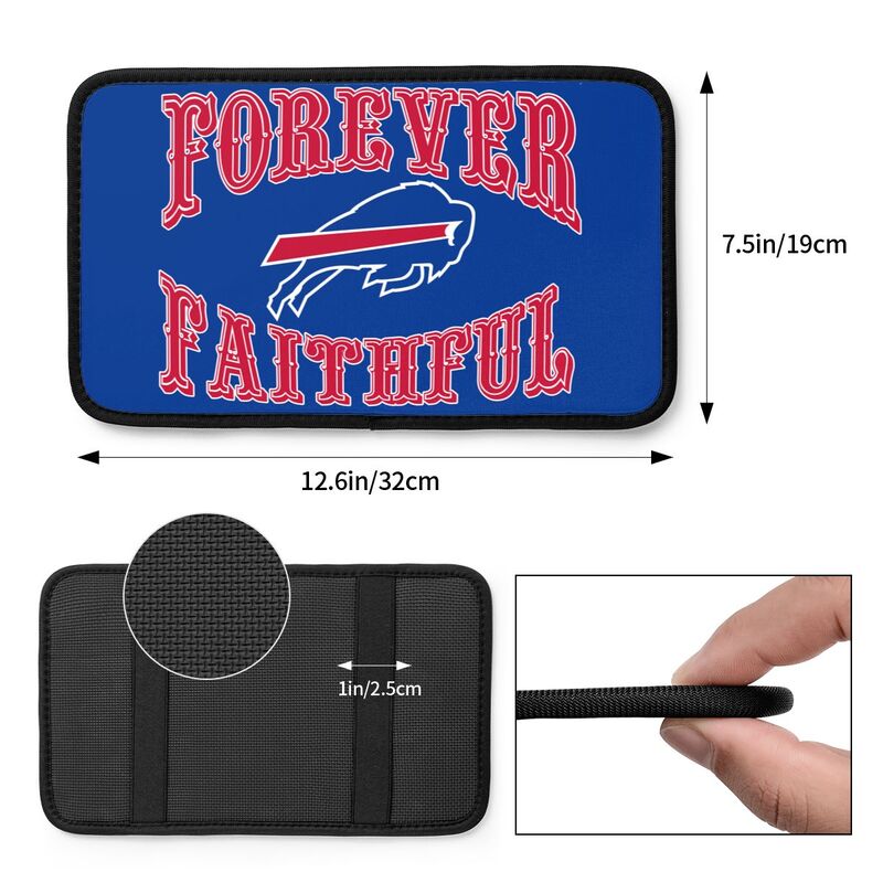 Buffalo Bills Print car armrest box cover armrest protective cover
