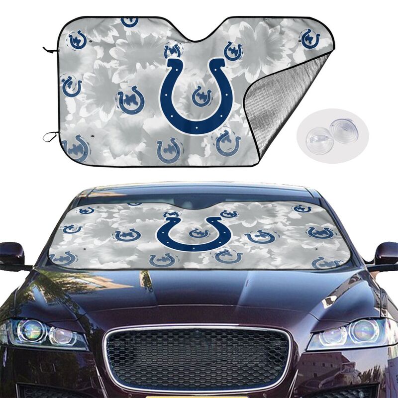 Indianapolis Colts Printed multi size car front windshield sunshade car windshield sunshade