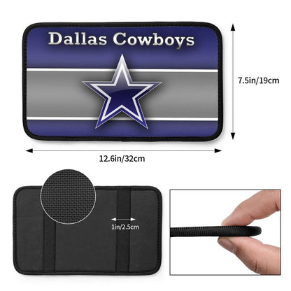 Car armrest box pad Dallas Cowboys 2 Printed central armrest box pad protective pad